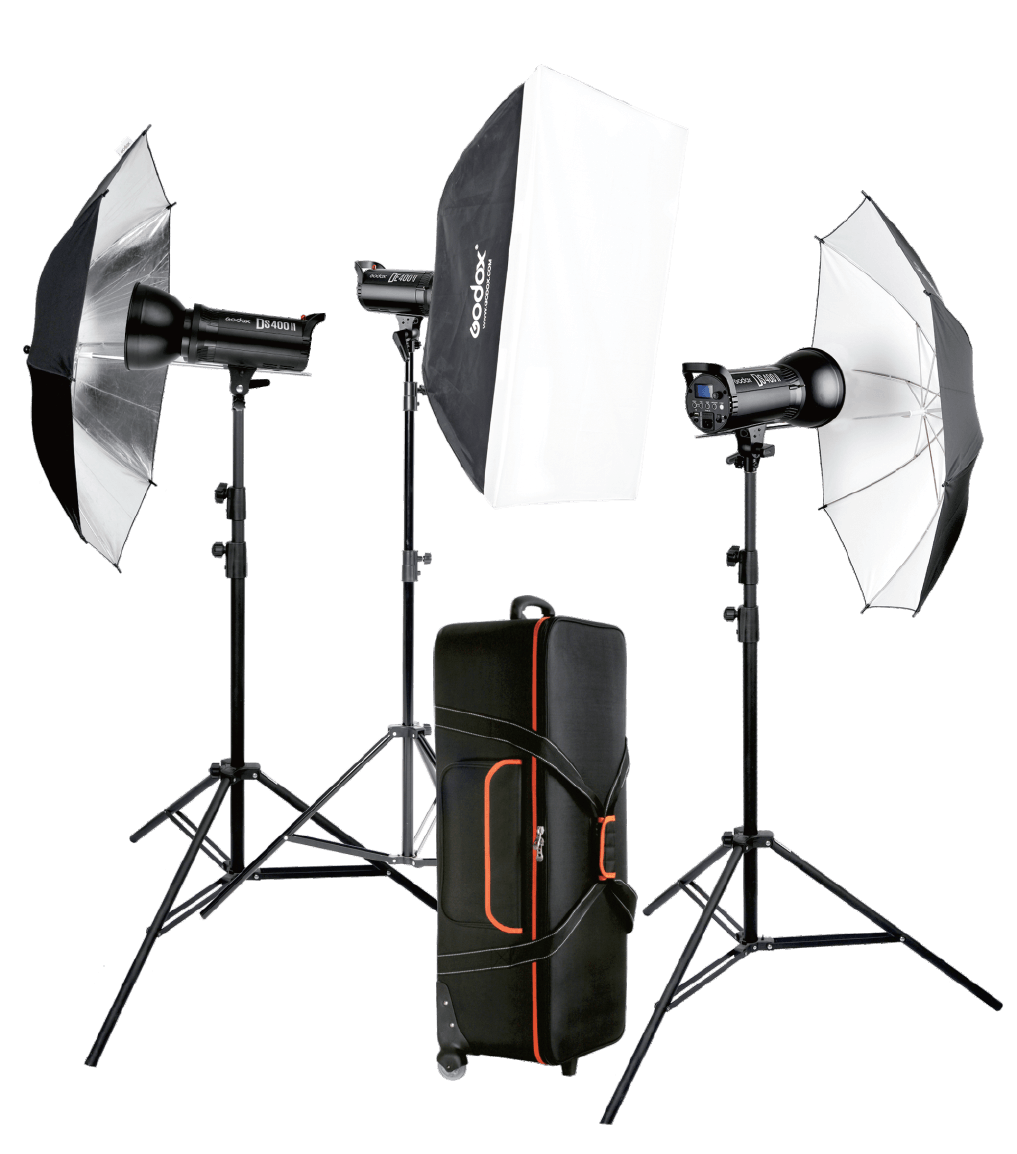 Godox DSII Flash Kit (2xDS300II 1xDS400II) - Godox - studio 