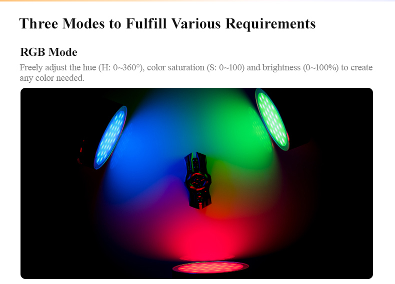 Godox R1 RGB Three Modes to Fulfill Various Requirements. RGB mode