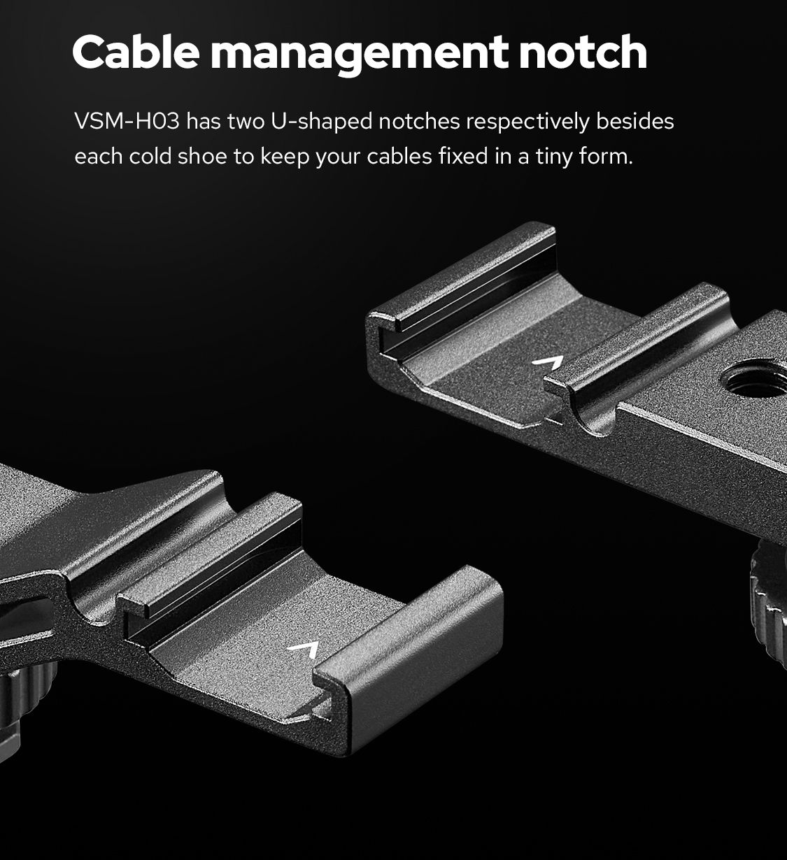 Cable management notch