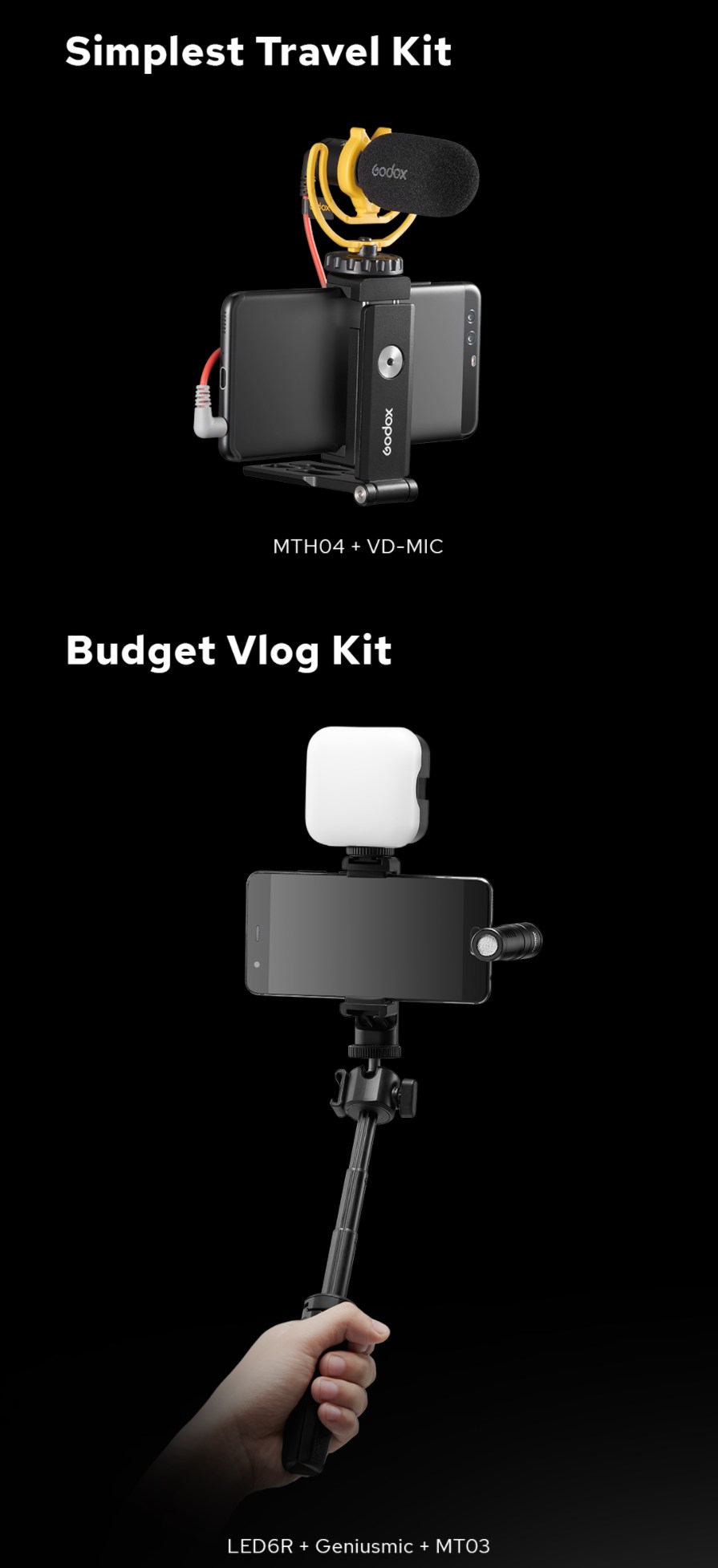 simplest travel kit, budget vlog kit